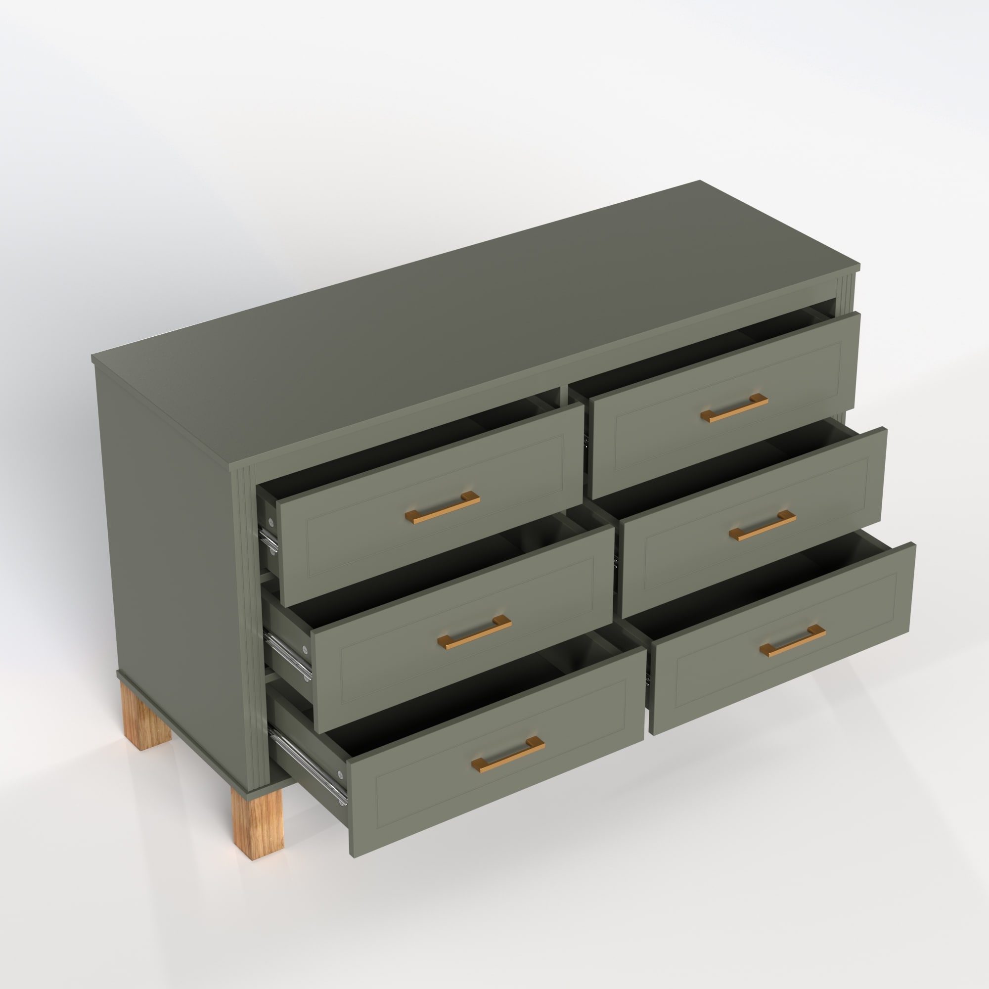 gray dresser modern Diana Drawer Dresser Hommoo Modern Dresser for Bedroom