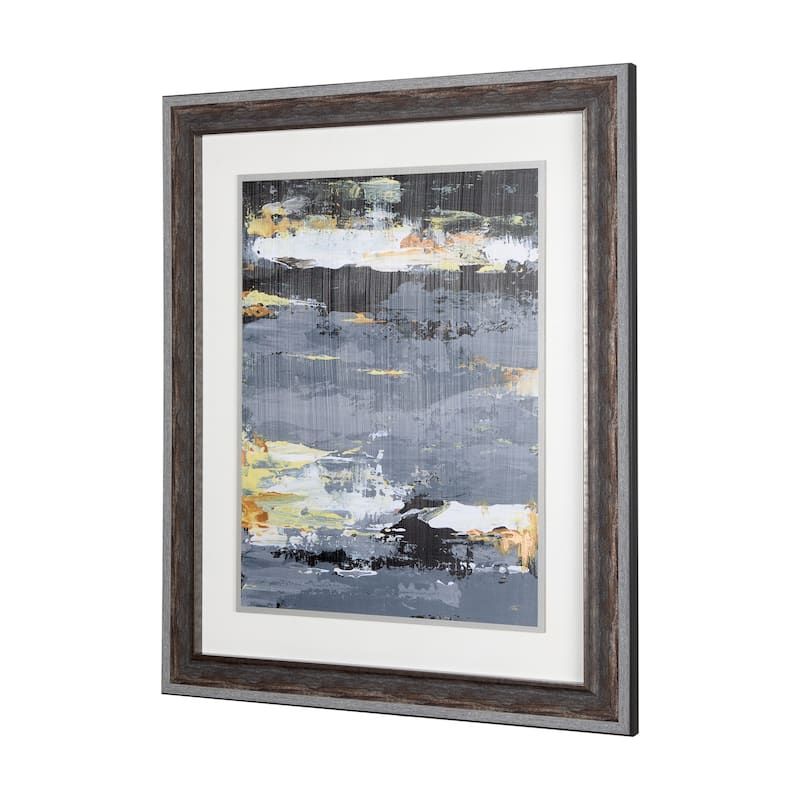 Silver And Gold Inspiration III Framed Art Print