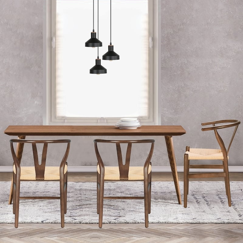 Poly and Bark Weave Chairs (Set of 2)