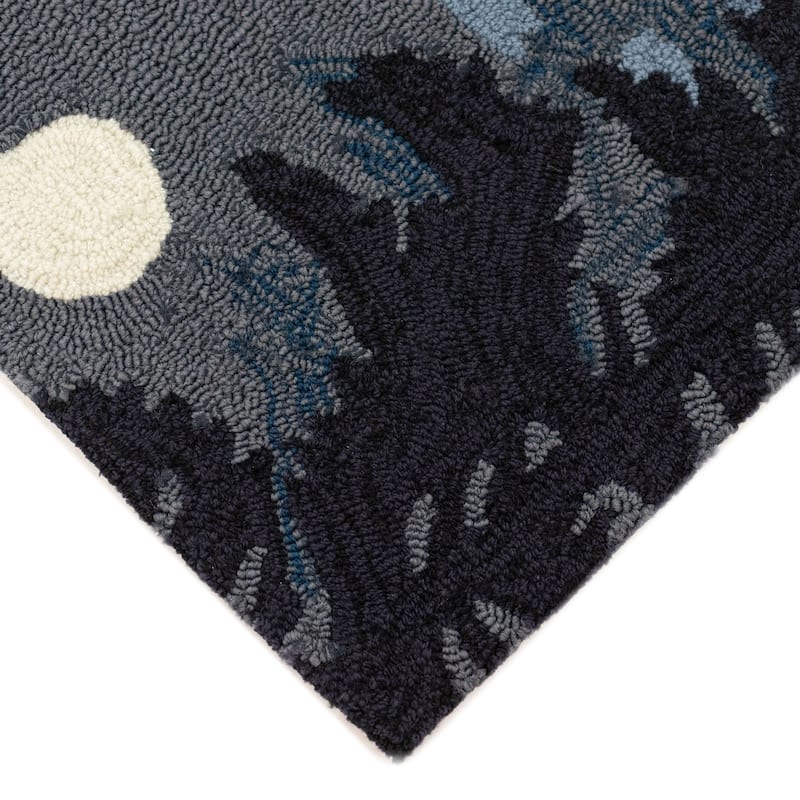Liora Manne Frontporch Moonlit Moose Indoor/Outdoor Rug