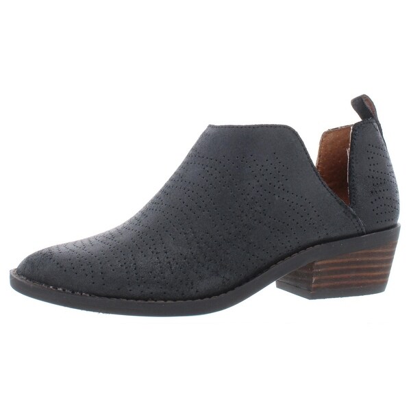 lucky brand perforated booties