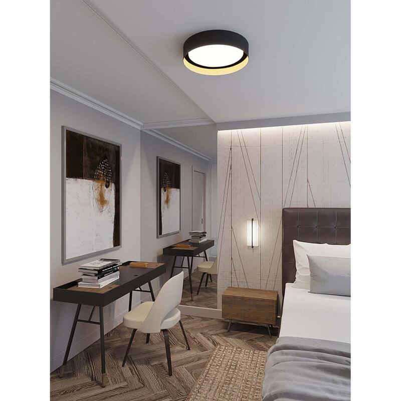 Reveal 12-inch LED Flush Mount, Acrylic Shade