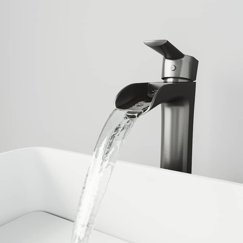 VIGO Niko 11" H Single Handle Single Hole Bathroom Vessel Faucet