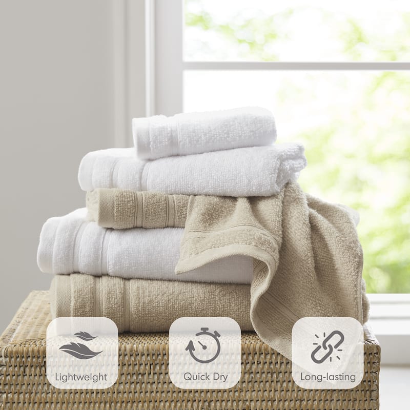 Chelsea Square 400GSM Essential Bundle Quick Dry 100% Cotton 12pc Towel Set