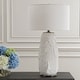 preview thumbnail 3 of 5, Uttermost Vida White Table Lamp - 33" H X 19" W X 19" D