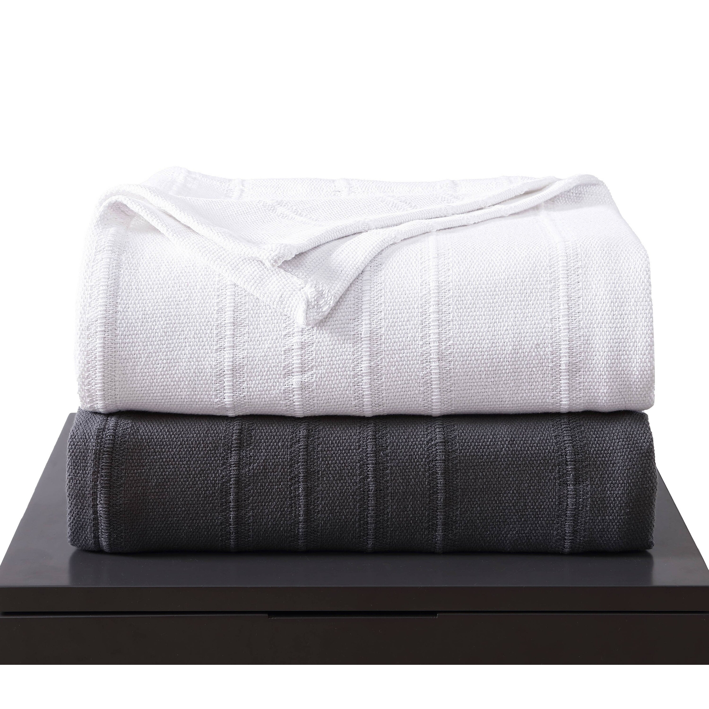 Vera wang open stripe blanket online