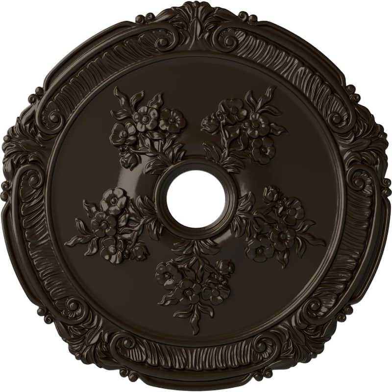 26"OD x 3 3/4"ID x 1 1/2"P Attica with Rose Ceiling Medallion