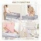 preview thumbnail 5 of 4, Foldable Portable Baby Changing Table with Wheels