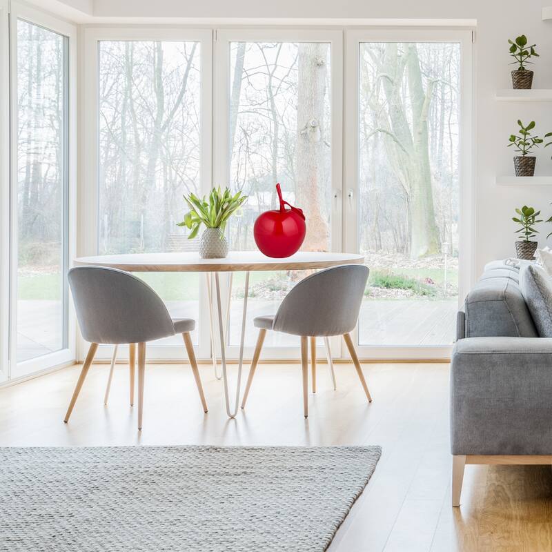 Finesse Decor- Resin Apple Sculpture - N/A - Red