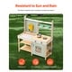 preview thumbnail 17 of 26, UIMOSO Mud Kitchen for Kids, Wooden Toy Play Kitchen Set, Outdoor Toddler Grocery Store Playset, Pretend Play Kitchen