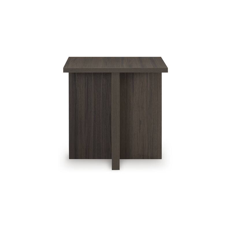 Signature Design by Ashley Zendex Brown Occasional Table Set (Set of 2) - 40" W x 40" D x 19.25" H