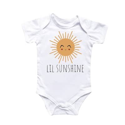Little Sunshine - Baby Boy Girl Clothes Infant Bodysuit Funny Cute Newborn