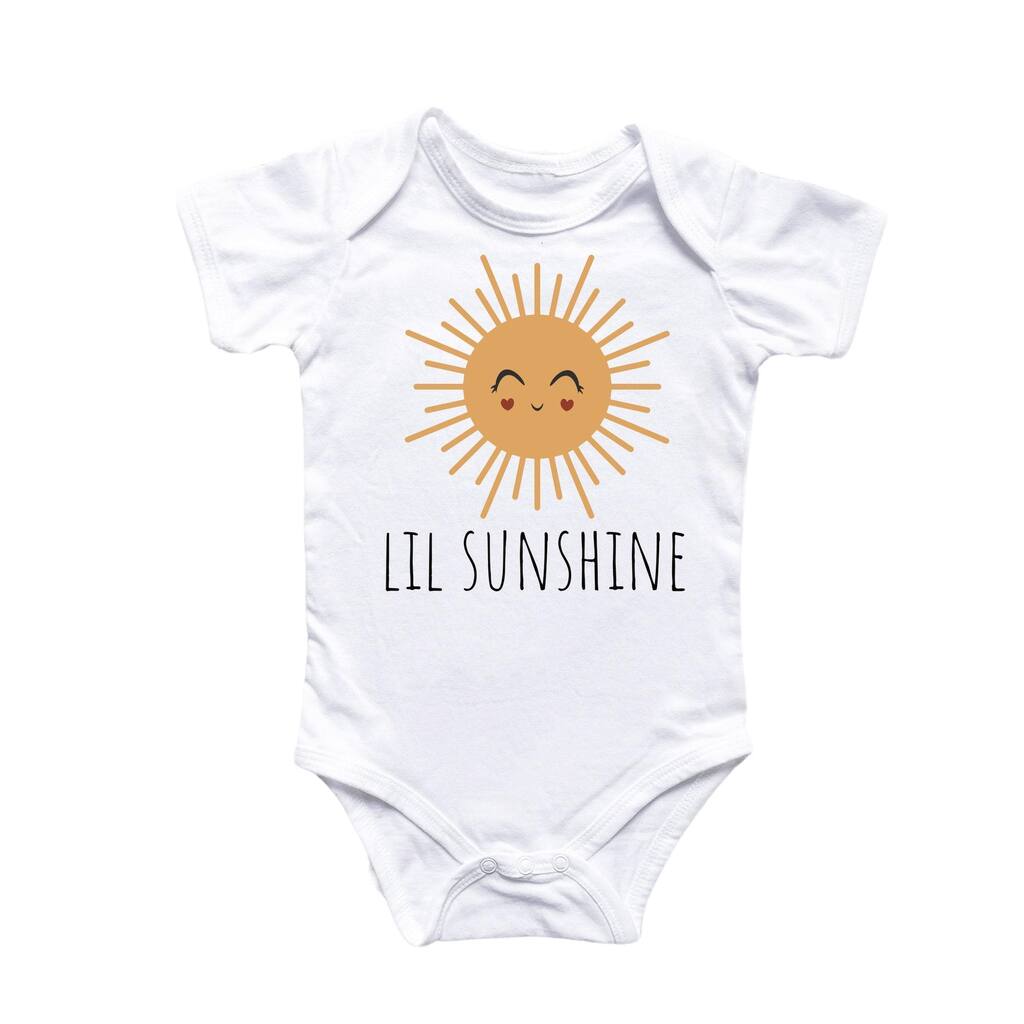 Little Sunshine - Baby Boy Girl Clothes Infant Bodysuit Funny Cute Newborn
