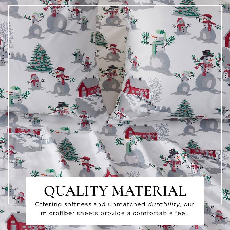 Linery & Co. Ultra-Soft Lodge-Inspired Brushed Microfiber Sheet Set