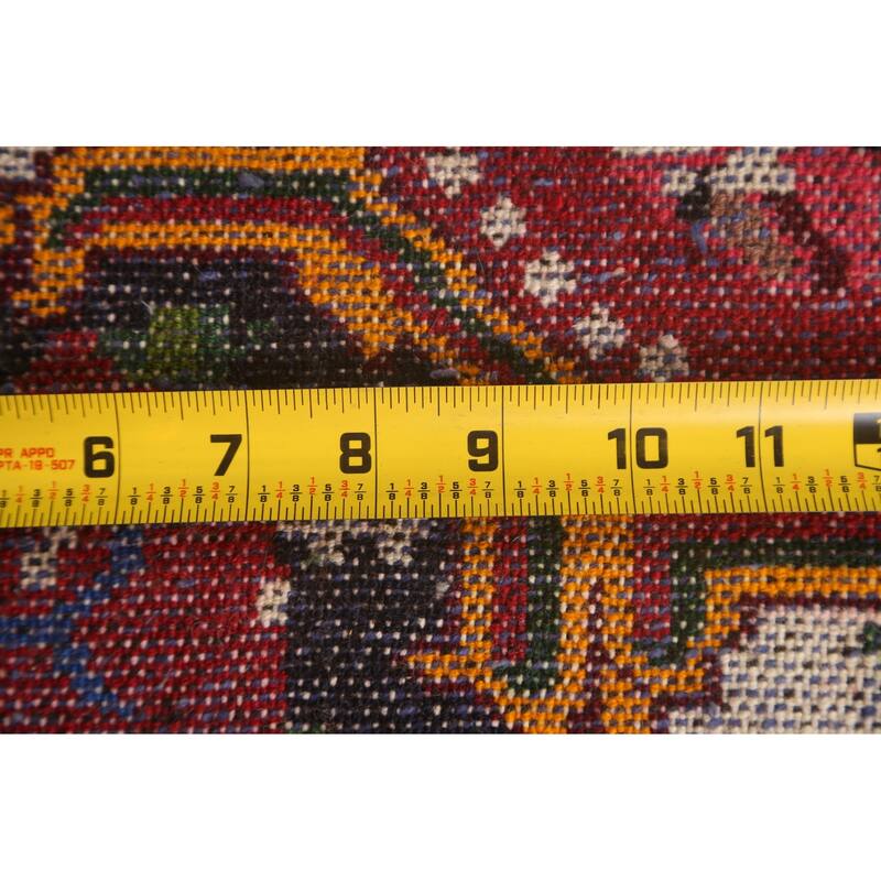 Hand Knotted Oriental 100% Wool Carpet Traditional Medallion Red Bakhtiari Area Rug - 4' 7'' X 3' 5''