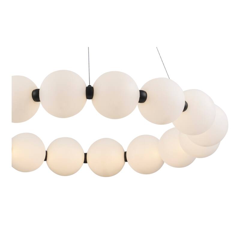 Trans Globe Lighting MDN-1591 Nightingale 26" Wide LED Ring Chandelier