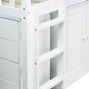 preview thumbnail 27 of 26, Twin Loft Bed with Storage Cabinet, Drawer and Shelf Cabinet and y Pulling-Out Desk