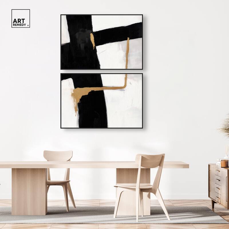 Urban Grid III Canvas Set of 2 by Art Remedy