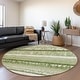 preview thumbnail 70 of 132, Premium Washable Super Soft Modern Ombre Stripe Mayfield Rug Aloe - 8' x 8'