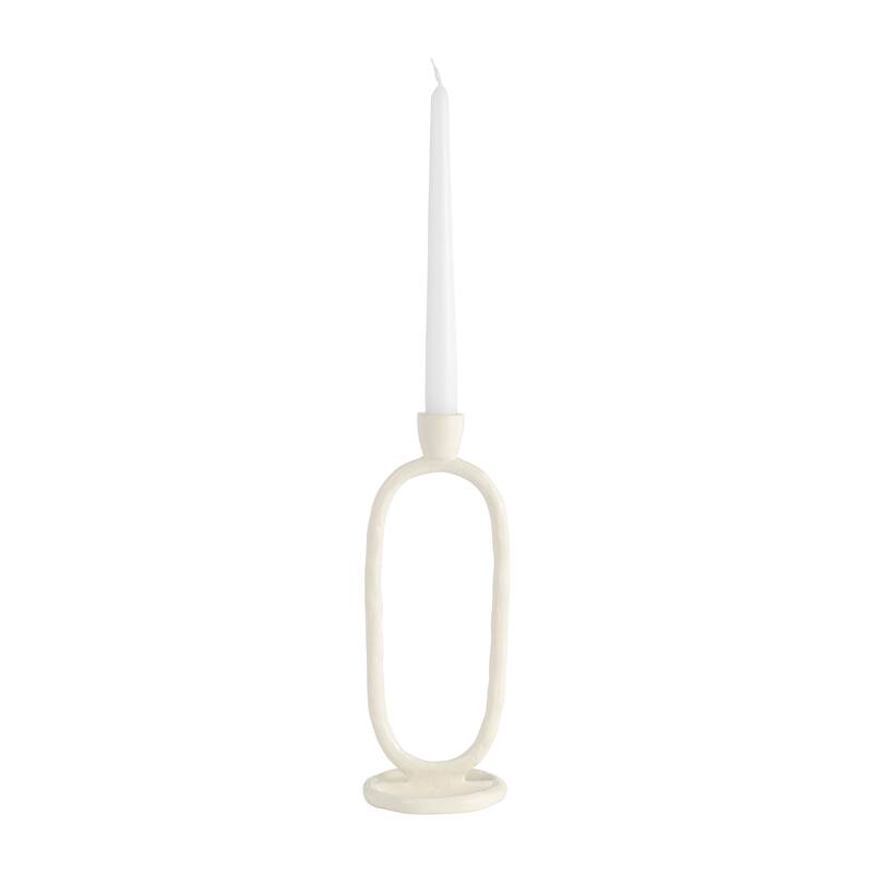 Sagebrook Home Oval Ring Taper Candle Holder