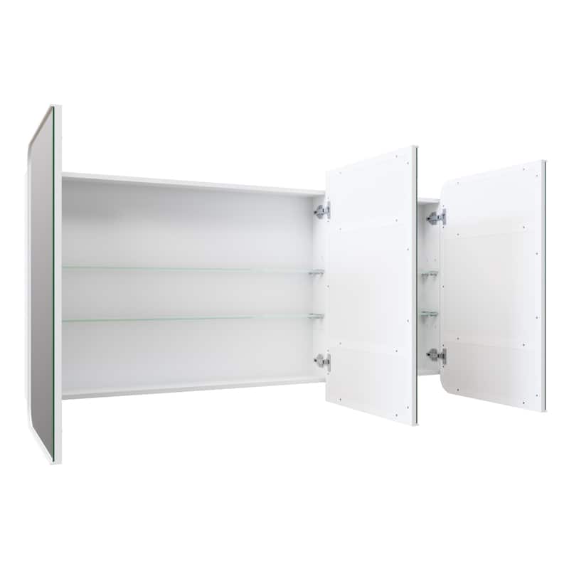 Glass Warehouse SC3-SQ-60X32 Calla 60" x 32" Framed Triple Door
