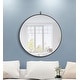 preview thumbnail 5 of 9, Elegant Lighting Eternity 28" Diameter Circular Metal Framed Wall