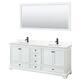 Option White / Giotto Quartz Top / Matte Black Hardware