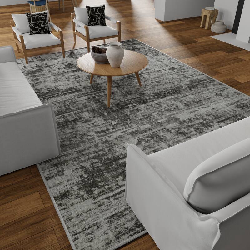 Loomaknoti Rhane Akason Gray Area Rug