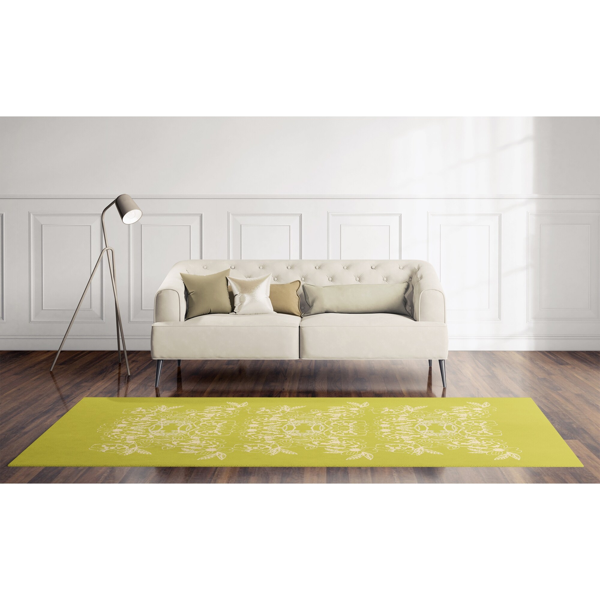 WOODBLOCK-FLORAL-CHARTREUSE-
