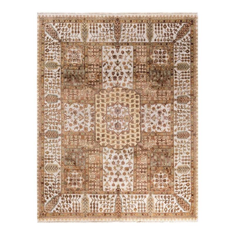 Tabriz One-of-a-Kind Hand-Knotted Area Rug, Beige - 8' 1" x 10' 2"