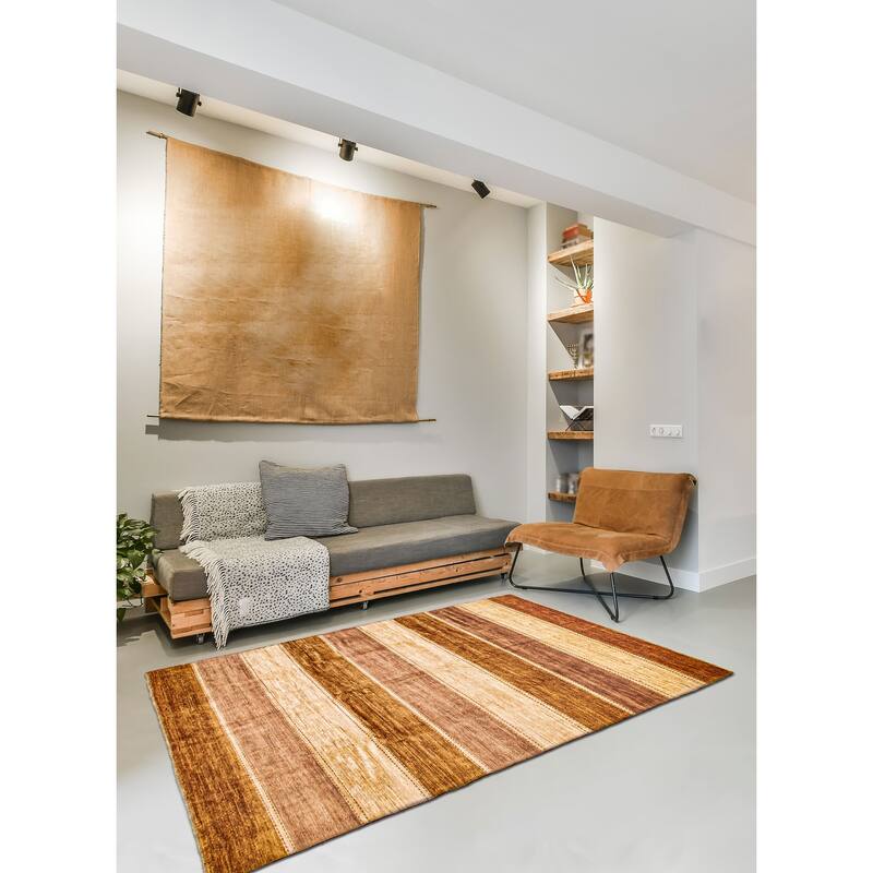 ECARPETGALLERY Hand-knotted Ziegler Ivory Wool Rug - 6'8 x 9'8