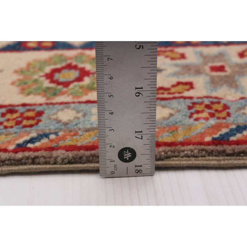 ECARPETGALLERY Hand-knotted Uzbek Ghazni Brown Wool Rug - 2'8 x 6'7