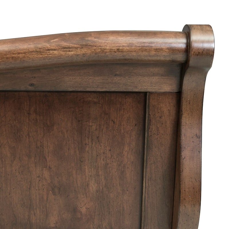 Rustic Traditions Sleigh Bed in Rustic Cherry