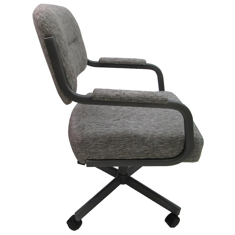 Swivel Kitchen Dining Caster Chair with Wheels - M-110 - N/A