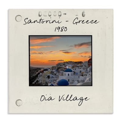 Stupell Greece Travel City View Canvas Wall Art Design By Val Rhodes