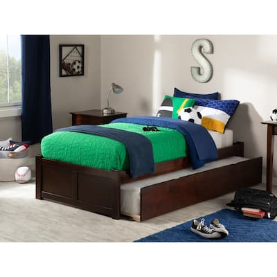 Concord Bed with Footboard and Twin Extra Long Trundle