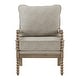 preview thumbnail 32 of 41, Fletcher Spindle Chair in Fabric with Brushed Charcoal Finish
