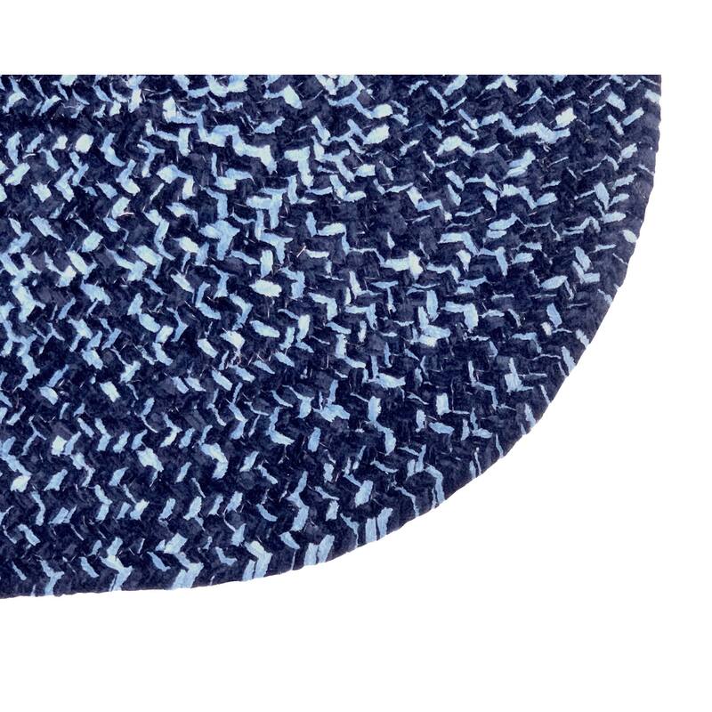 Better Trends Chenille Tweed & Solid Braid 100% Polyester Stain Resistant, Double Sided Reversible Indoor Area Rug