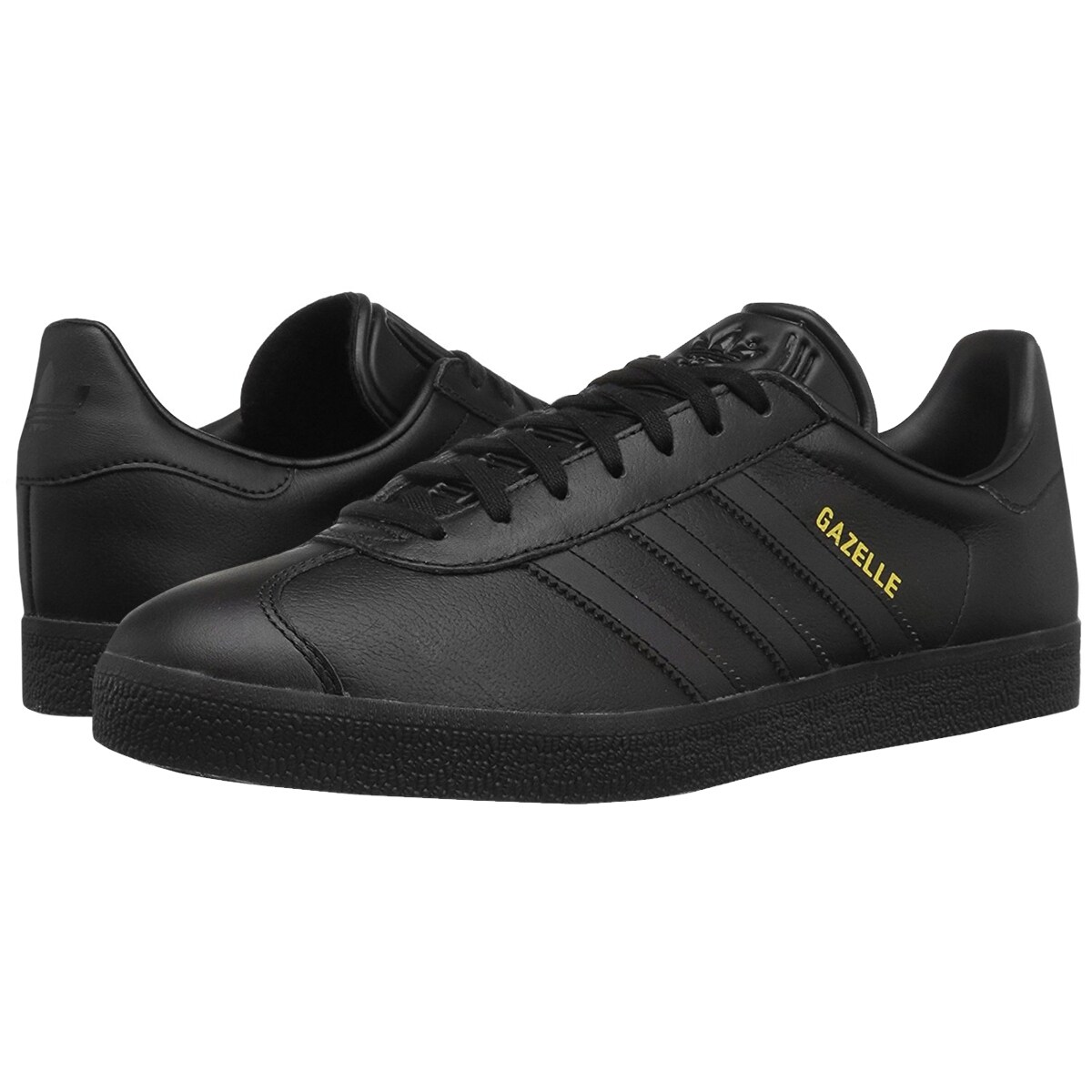 all black gazelle leather