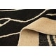 preview thumbnail 8 of 7, ECARPETGALLERY Hand-knotted Peshawar Ziegler Black, Ivory Wool Rug - 5'2 x 8'2