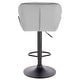 preview thumbnail 38 of 41, Modern Home Luxe Spyder Contemporary Adjustable Suede Barstool - Modern Comfortable Adjusting Height Counter/Bar Stool