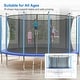 preview thumbnail 5 of 6, Trampolines with Safty Enclosure Recreational Trampolines