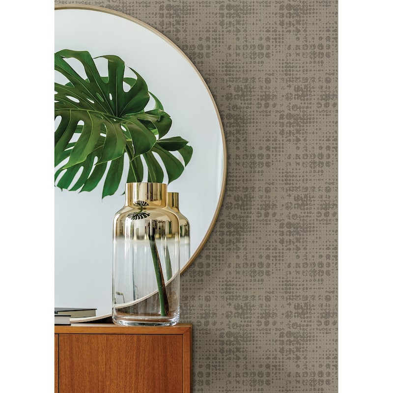 A-Street Prints Celeste Gold Geometric Wallpaper