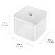 preview thumbnail 2 of 0, ZWILLING Fresh & Save Cube Box, Plastic, Airtight Dry Food Storage Container, Large Tall Cube, 2L Container, 4.2-qt - Clear