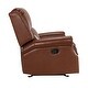 preview thumbnail 58 of 62, Ilario 32.67'' Wide Genuine Leather Manual Rocker Recliner, Set of 2