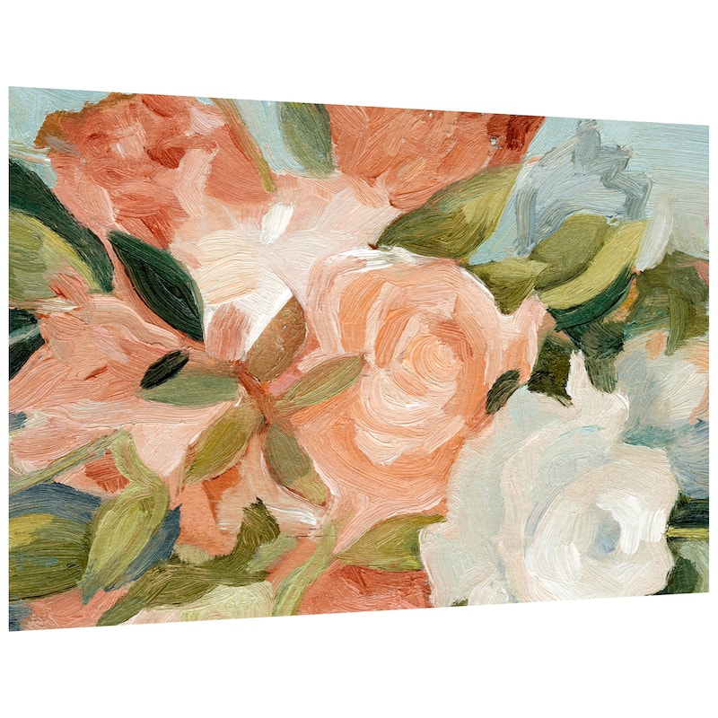 Empire Art Direct Floral Harmony I Bouquet Printed Tempered Glass Wall Art - Multi-Color