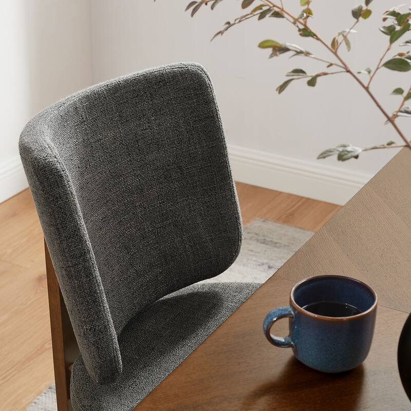 Alba Armless Upholstered Dining Chairs Set Of 2