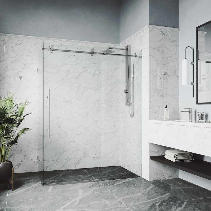 VIGO Elan E-Class Frameless Sliding Shower Enclosure
