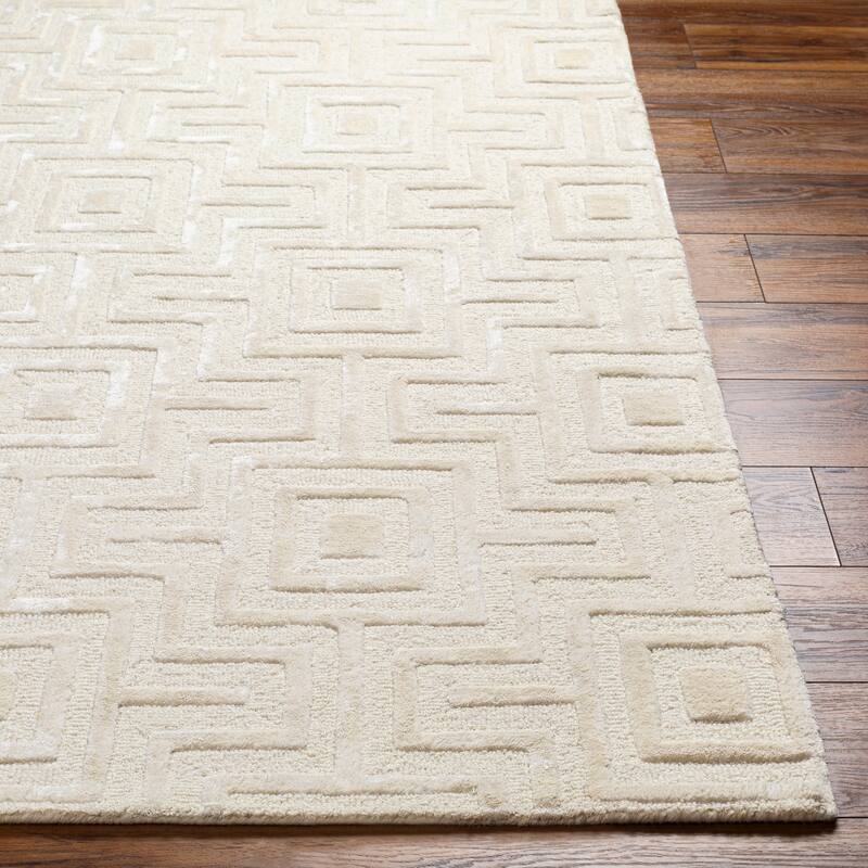 Magnus Handmade Classic Wool & Viscose Area Rug