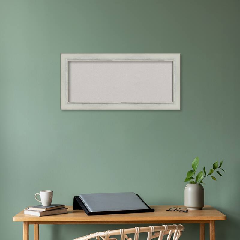 Flair Framed Grey Corkboard Bulletin Board